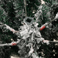 Thumbnail for Künstlicher Weihnachtsbaum Klappbar Beschneit 120 cm
