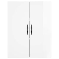 Thumbnail for Wandschränke 2 Stk. Hochglanz-Weiß Holzwerkstoff