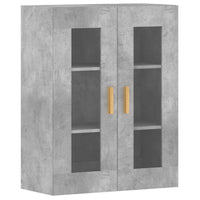 Thumbnail for Wandschränke 2 Stk. Betongrau Holzwerkstoff
