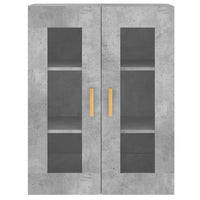 Thumbnail for Wandschränke 2 Stk. Betongrau Holzwerkstoff