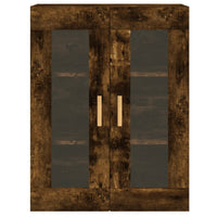 Thumbnail for Wandschränke 2 Stk. Räuchereiche Holzwerkstoff