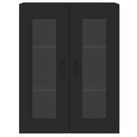 Thumbnail for Wandschränke 2 Stk. Schwarz Holzwerkstoff