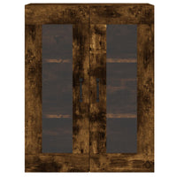 Thumbnail for Wandschränke 2 Stk. Räuchereiche Holzwerkstoff