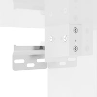 Thumbnail for Wandschränke 2 Stk. Hochglanz-Weiß Holzwerkstoff