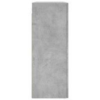 Thumbnail for Wandschränke 2 Stk. Betongrau Holzwerkstoff