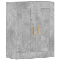 Thumbnail for Wandschränke 2 Stk. Betongrau Holzwerkstoff