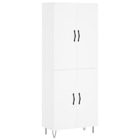 Thumbnail for Highboard Weiß 69,5x34x180 cm Holzwerkstoff