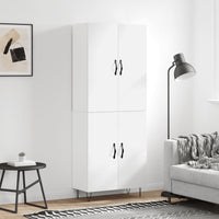 Thumbnail for Highboard Weiß 69,5x34x180 cm Holzwerkstoff