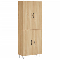 Thumbnail for Highboard Sonoma-Eiche 69,5x34x180 cm Holzwerkstoff