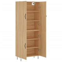 Thumbnail for Highboard Sonoma-Eiche 69,5x34x180 cm Holzwerkstoff