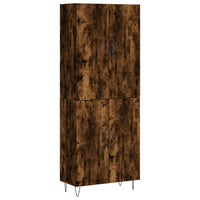 Thumbnail for Highboard Räuchereiche 69,5x34x180 cm Holzwerkstoff