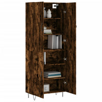 Thumbnail for Highboard Räuchereiche 69,5x34x180 cm Holzwerkstoff