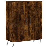 Thumbnail for Highboard Räuchereiche 69,5x34x180 cm Holzwerkstoff