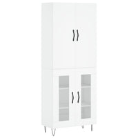 Thumbnail for Highboard Weiß 69,5x34x180 cm Holzwerkstoff