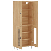 Thumbnail for Highboard Sonoma-Eiche 69,5x34x180 cm Holzwerkstoff