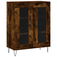 Thumbnail for Highboard Räuchereiche 69,5x34x180 cm Holzwerkstoff