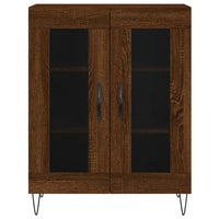 Thumbnail for Highboard Braun Eichen-Optik 69,5x34x180 cm Holzwerkstoff