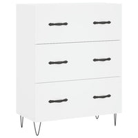 Thumbnail for Highboard Weiß 69,5x34x180 cm Holzwerkstoff