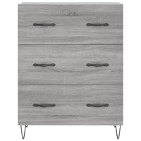 Thumbnail for Highboard Grau Sonoma 69,5x34x180 cm Holzwerkstoff