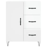 Thumbnail for Highboard Hochglanz-Weiß 69,5x34x180 cm Holzwerkstoff