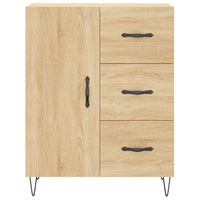 Thumbnail for Highboard Sonoma-Eiche 69,5x34x180 cm Holzwerkstoff