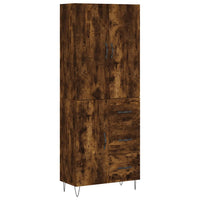 Thumbnail for Highboard Räuchereiche 69,5x34x180 cm Holzwerkstoff