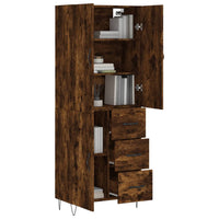 Thumbnail for Highboard Räuchereiche 69,5x34x180 cm Holzwerkstoff