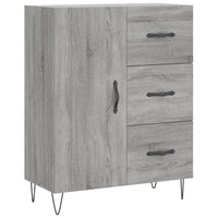 Thumbnail for Highboard Grau Sonoma 69,5x34x180 cm Holzwerkstoff