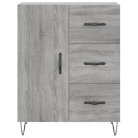 Thumbnail for Highboard Grau Sonoma 69,5x34x180 cm Holzwerkstoff