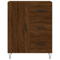 Thumbnail for Highboard Braun Eichen-Optik 69,5x34x180 cm Holzwerkstoff