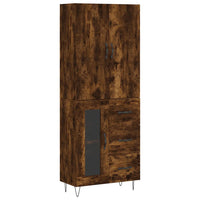 Thumbnail for Highboard Räuchereiche 69,5x34x180 cm Holzwerkstoff