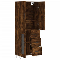Thumbnail for Highboard Räuchereiche 69,5x34x180 cm Holzwerkstoff