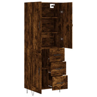 Thumbnail for Highboard Räuchereiche 69,5x34x180 cm Holzwerkstoff