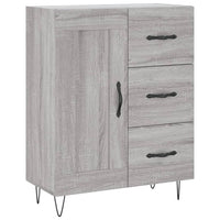 Thumbnail for Highboard Grau Sonoma 69,5x34x180 cm Holzwerkstoff