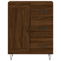 Thumbnail for Highboard Braun Eichen-Optik 69,5x34x180 cm Holzwerkstoff