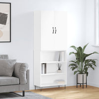 Thumbnail for Highboard Weiß 69,5x34x180 cm Holzwerkstoff