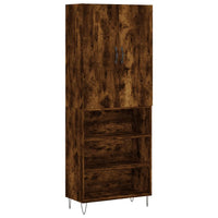 Thumbnail for Highboard Räuchereiche 69,5x34x180 cm Holzwerkstoff