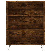 Thumbnail for Highboard Räuchereiche 69,5x34x180 cm Holzwerkstoff