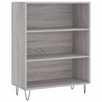 Thumbnail for Highboard Grau Sonoma 69,5x34x180 cm Holzwerkstoff
