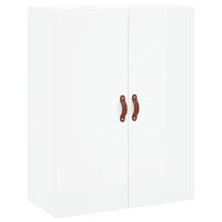Thumbnail for Highboard Hochglanz-Weiß 69,5x34x180 cm Holzwerkstoff