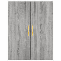 Thumbnail for Highboard Grau Sonoma 69,5x34x180 cm Holzwerkstoff