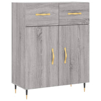 Thumbnail for Highboard Grau Sonoma 69,5x34x180 cm Holzwerkstoff