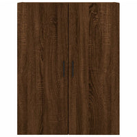 Thumbnail for Highboard Braun Eichen-Optik 69,5x34x180 cm Holzwerkstoff