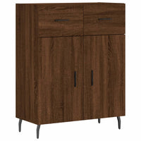 Thumbnail for Highboard Braun Eichen-Optik 69,5x34x180 cm Holzwerkstoff