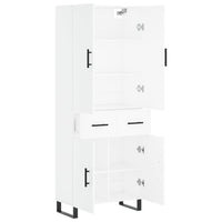 Thumbnail for Highboard Weiß 69,5x34x180 cm Holzwerkstoff