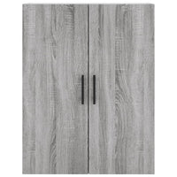 Thumbnail for Highboard Grau Sonoma 69,5x34x180 cm Holzwerkstoff