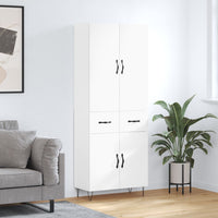 Thumbnail for Highboard Weiß 69,5x34x180 cm Holzwerkstoff