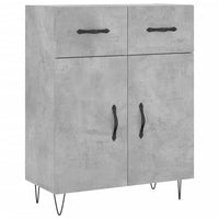 Thumbnail for Highboard Betongrau 69,5x34x180 cm Holzwerkstoff