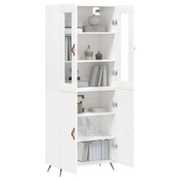 Thumbnail for Highboard Weiß 69,5x34x180 cm Holzwerkstoff