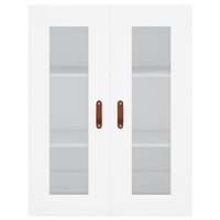 Thumbnail for Highboard Weiß 69,5x34x180 cm Holzwerkstoff